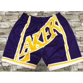 NBA Los Angeles Lakers Homme Shorts à poche M001 Swingman